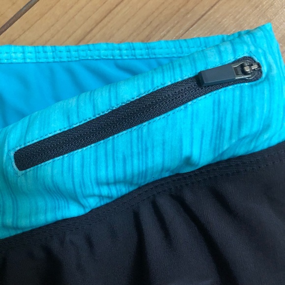 NEW GERRY Belize Turquoise Gray Swim Skirt Sz Sm - Picture 2 of 7